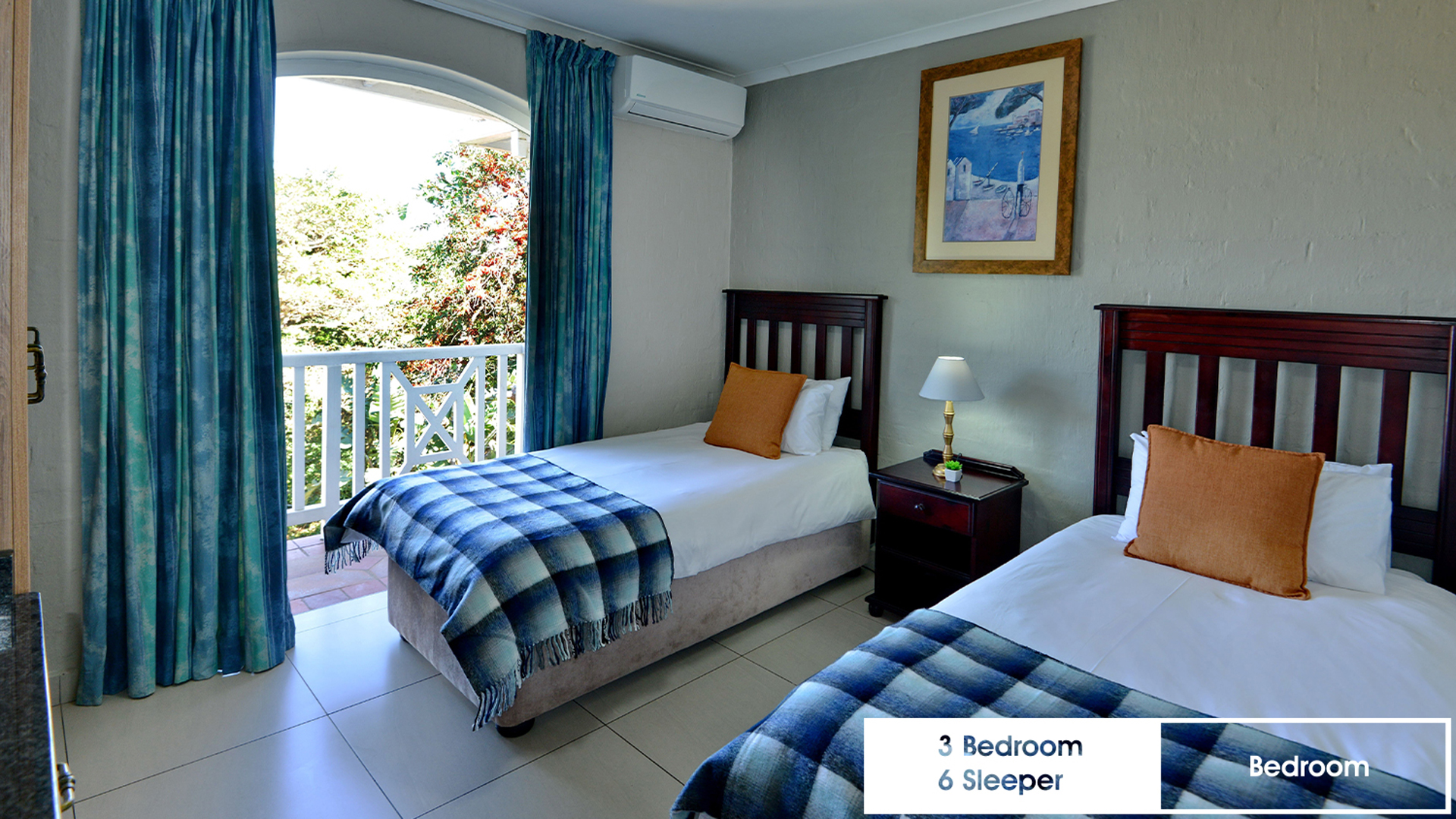2 bedroom with open window