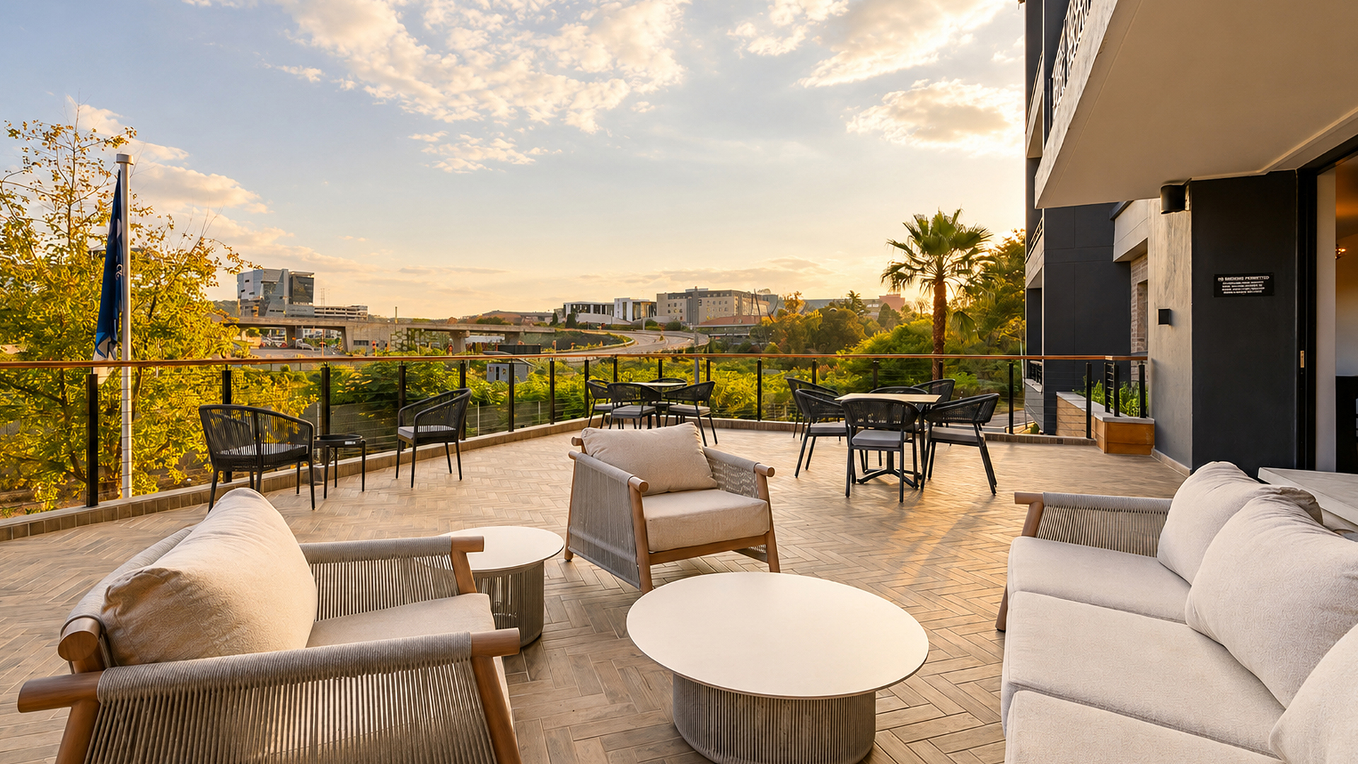 Menlyn Mix Outside lounges